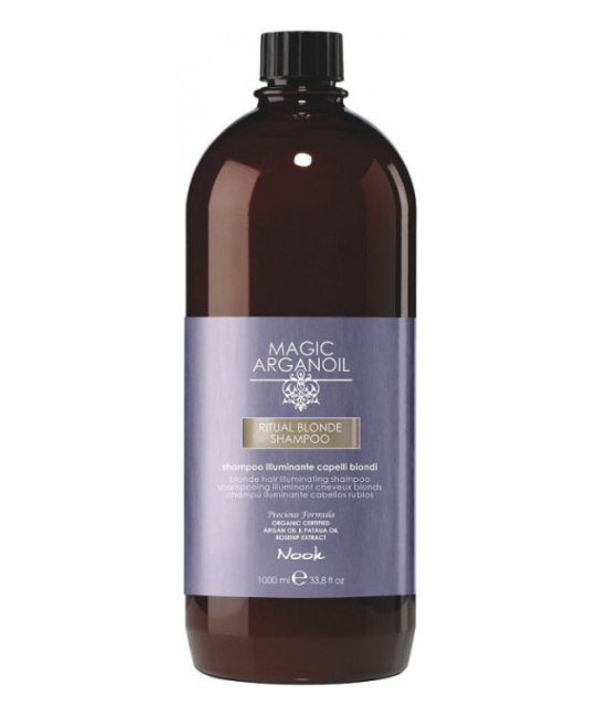 NOOK Шампунь для светлых и обесцвеченных волос Магия Арганы MAGIC ARGANOIL BLONDE STORY SHAMPOO blonde and bleached hair, 1000мл