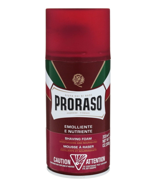 PRORASO Пена для бритья питательная с маслом сандала и маслом ши