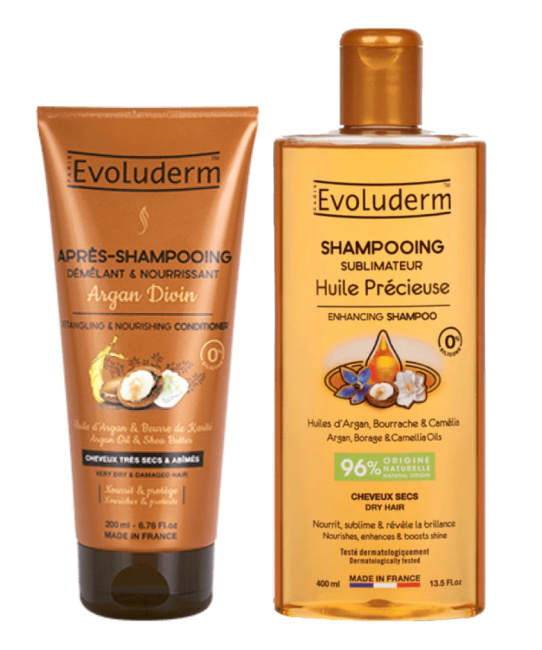 Evoluderm Набор Evoluderm д/сухих волос Шампунь+Кондиционер + Авторская подарочная коробка