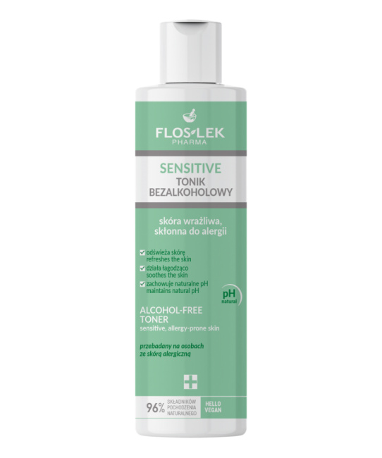 Floslek Тоник для чувствительной кожи без спирта, 150мл