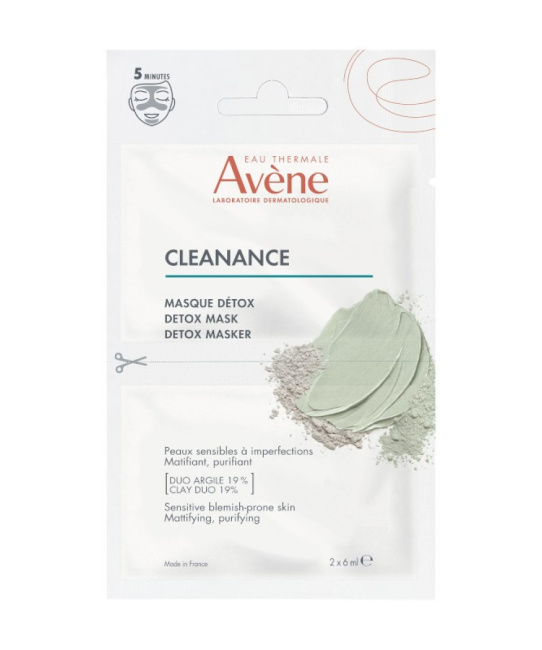 AVENE Маска-детокс для глубокого очищения Cleanance, 12мл