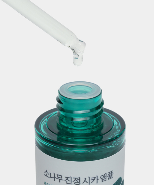 Round Lab Успокаивающая сыворотка для лица PINE CALMING CICA AMPOULE, 30мл (2)