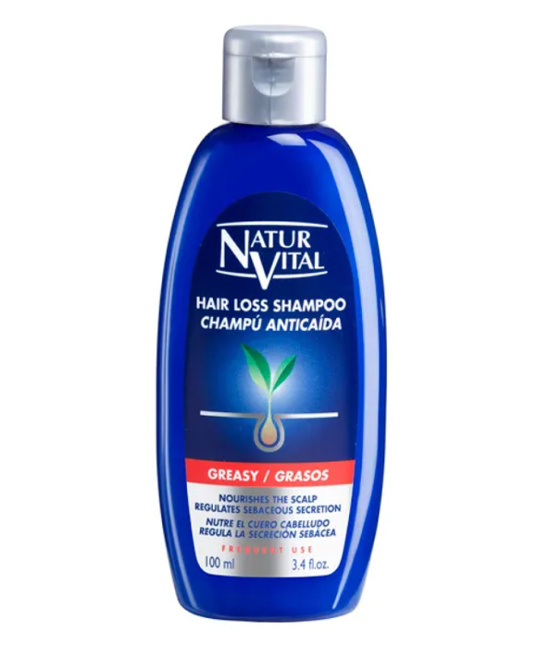 Natur Vital Шампунь против выпадения для жирных волос, 100мл