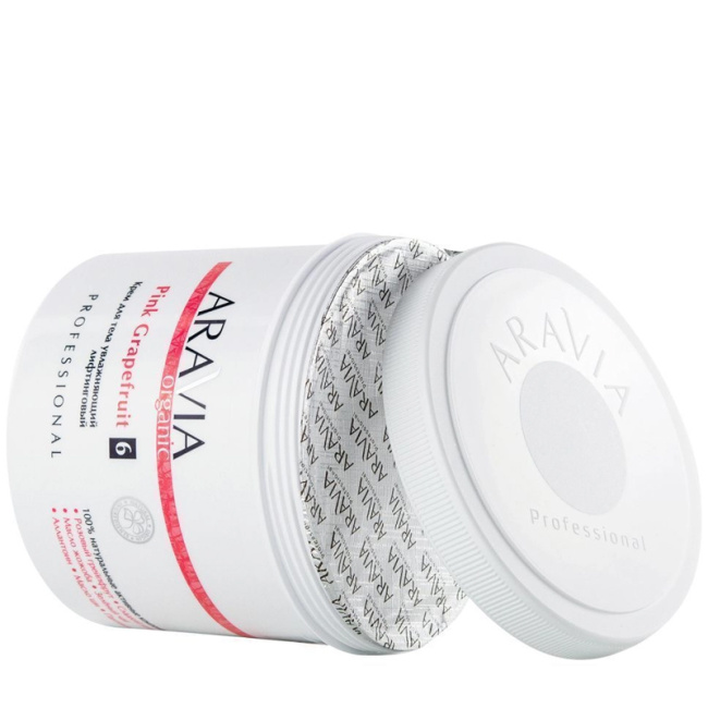 Aravia Professional Крем для тела увлажняющий лифтинговый Pink Grapefruit, 550мл (3)