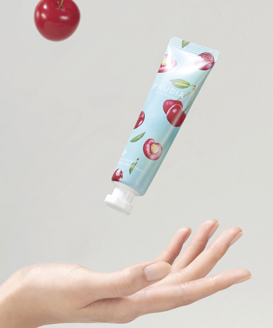 FRUDIA Крем для рук c вишней, 30г (2)