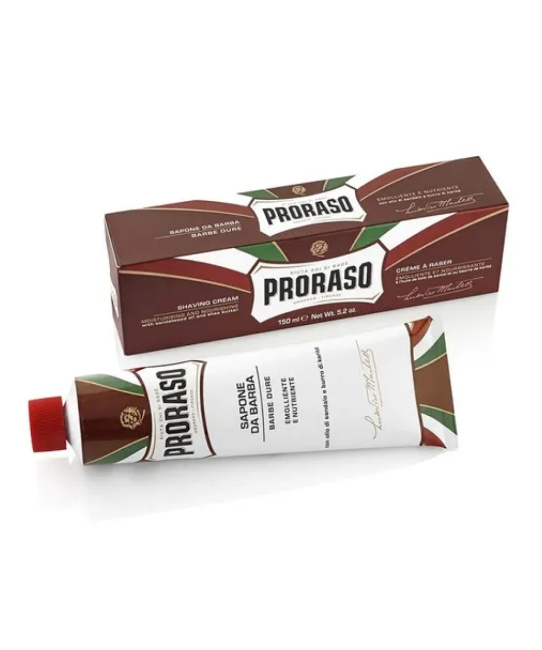 PRORASO Крем для бритья питательный с маслом сандала и маслом ши, 150 (1)