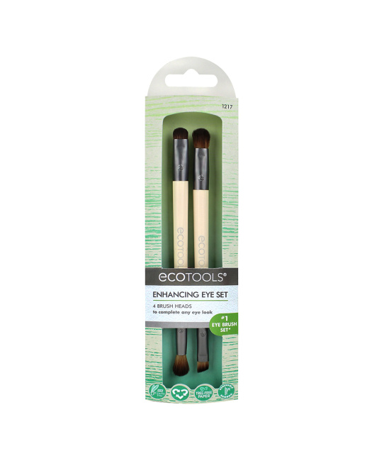 EcoTools Набор кистей для макияжа глаз The Enhancing Eye, 2шт (3)