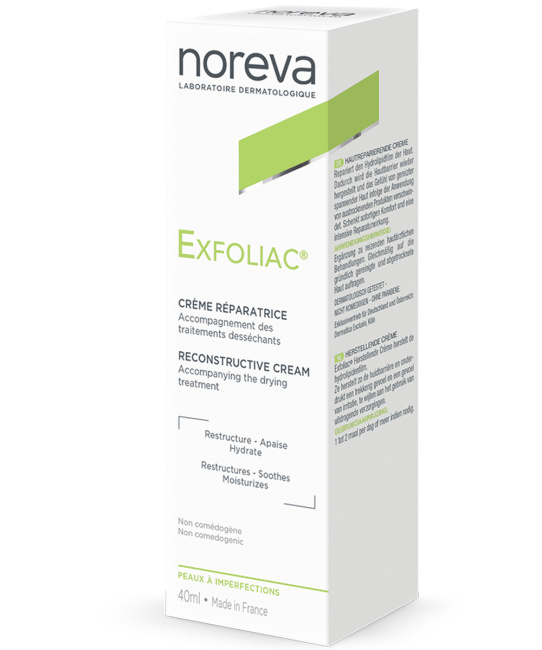 Noreva Крем восстанавливающий Exfoliac, 40мл (1)