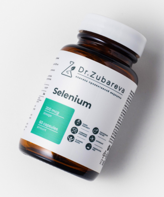 Dr. Zubareva Селен, 60 капсул, 170г (3)