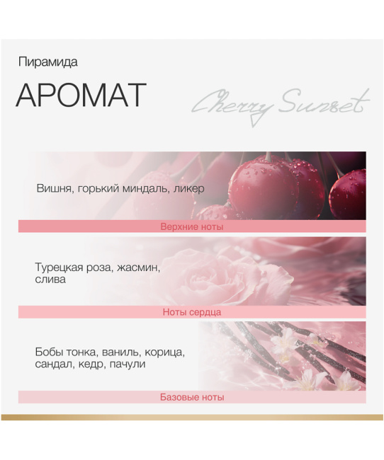 To My Skin TO MY SKIN Гель для душа CHERRY SUNSET, 500 мл, 500 (1)