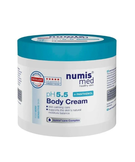 Numis med Крем для тела с пантенолом для чувствительной кожи pH 5,5 SENSITIVE, 400мл