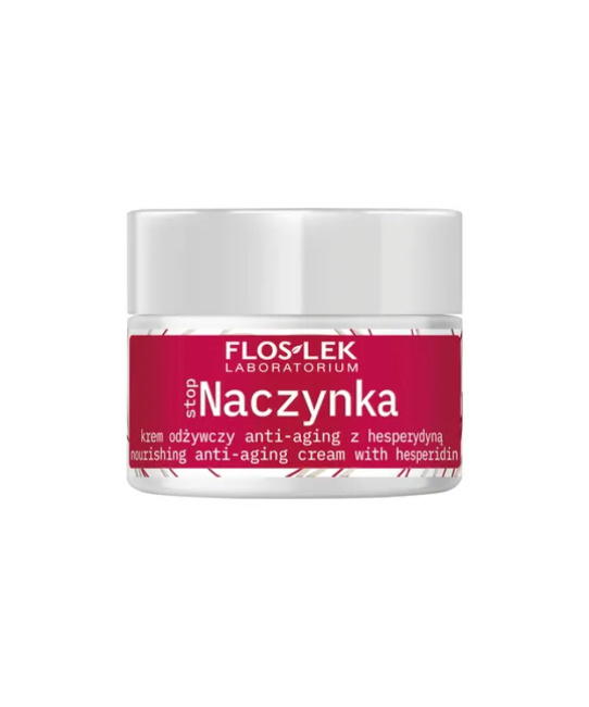 Floslek Крем для лица питательный 24 часа с геспередином  stopNaczynka, 50мл (1)
