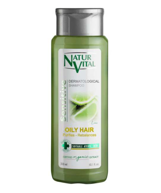 Natur Vital Шампунь для жирных волос Лайм, 300мл