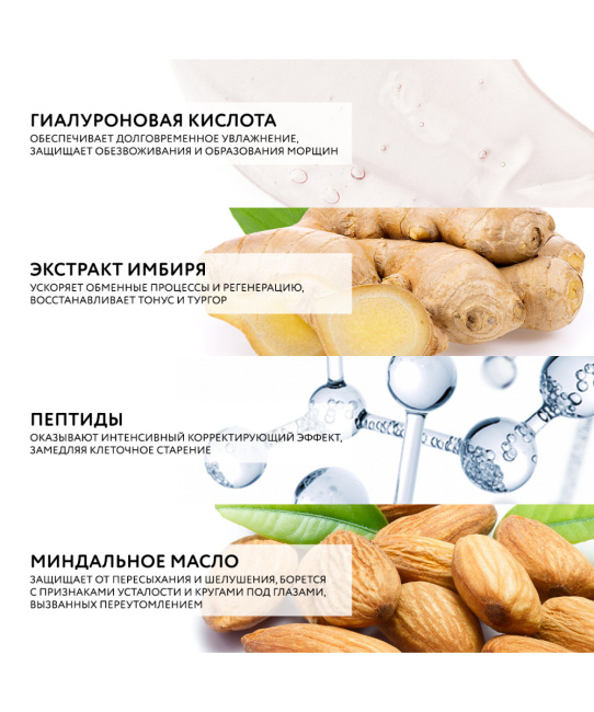 Dr.Sea Увлажняющий корректирующий крем для глаз с ретинолом и гиалуроновой кислотой, 30мл (4)