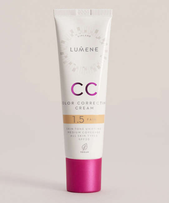 Lumene  CC крем "Абсолютное совершенство" SPF 20, тон Натуральный/ shade FAIR, 30мл (3)