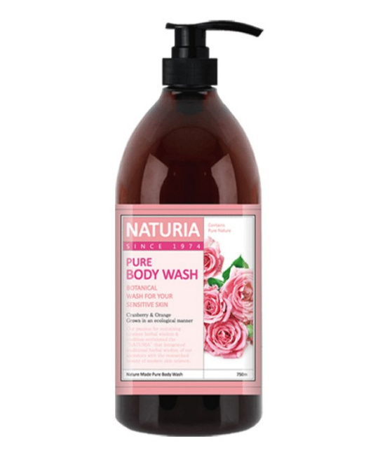 NATURIA Гель для душа «Роза и розмарин», 750мл