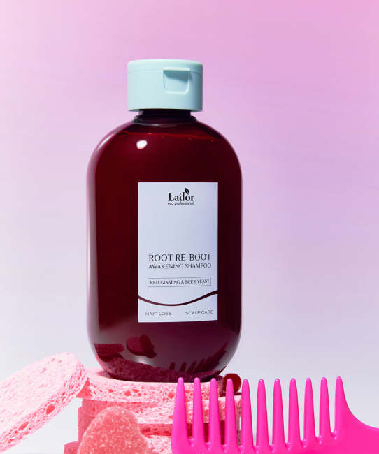 Lador Шампунь для роста волос ROOT RE-BOOT AWAKENING SHAMPOO (RED GINSENG & BEER YEAST), 300мл (1)