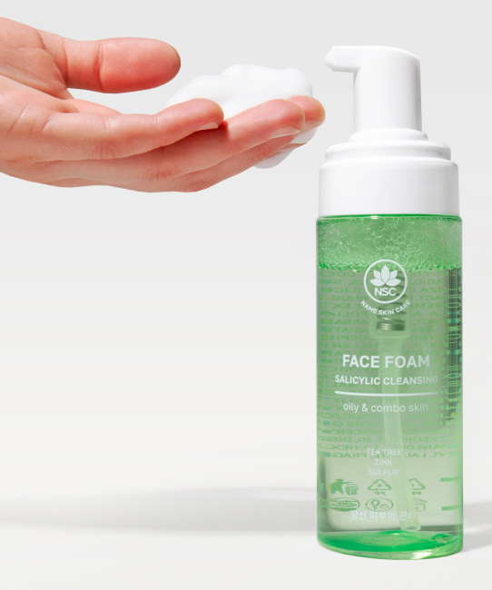 NAME SKIN CARE NAME SKIN CARE Пенка очищающая для лица  с салициловой кислотой, серой и цинком, 150 мл, 150мл (4)