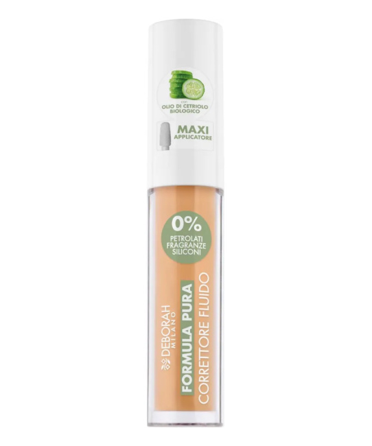 Deborah Milano Консилер жидкий FORMULA PURA FLUID CONCEALER, тон: 02 Бежевый, 4.98мл (1)