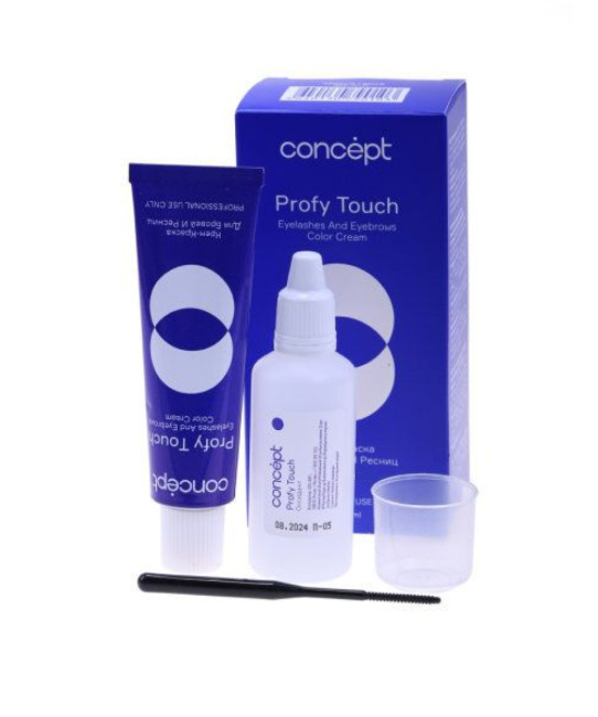 Concept Крем-краска для бровей и ресниц Коричневый, 50мл