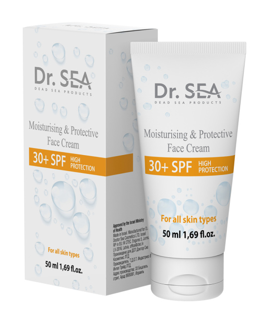 Dr.Sea Увлажняющий и защитный крем 30+ SPF, 50мл (3)