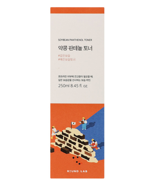 Round Lab ROUND LAB Восстанавливающий тоник для лица SOYBEAN PANTHENOL TONER, 250 мл, 250мл (2)