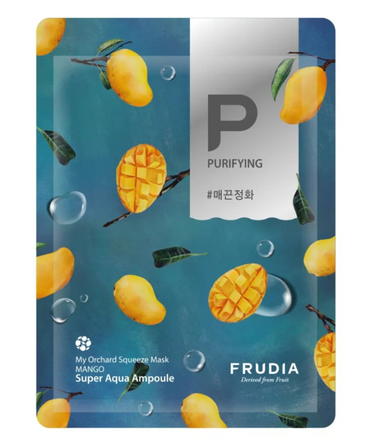 FRUDIA Тканевая маска для лица Смягчающая с манго, 20мл