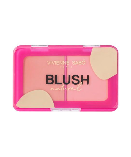 Vivienne Sabo Палетка румян Naturel тон 02 розовый, 6г