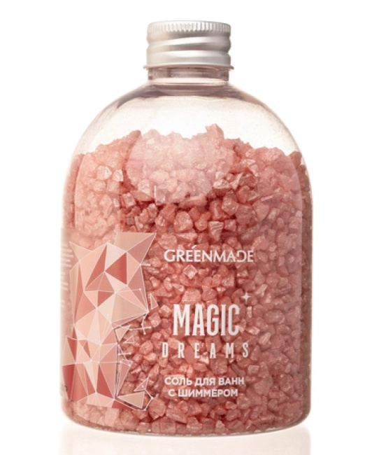 Greenmade Соль для ванн с шиммером MAGIC DREAMS, 500г