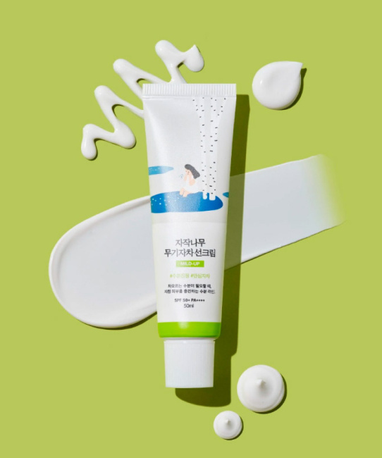 Round Lab Увлажняющее солнцезащитное средство для чувствительной кожи BIRCH JUICE MILD-UP SUNSCREEN, 50мл (1)