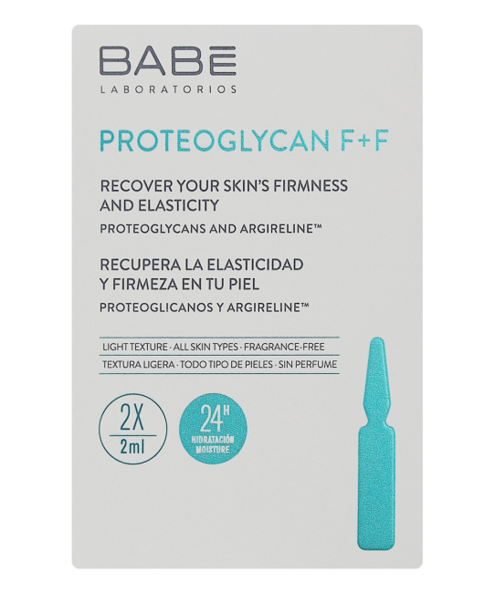 BABE Laboratorios Концентрат PROTEOGLYCAN F+F для эластичности и упругости кожи с лифтинг эффектом, 2x2 мл, 4мл (1)