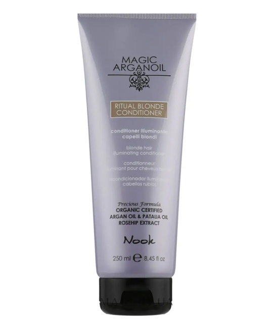 NOOK Кондиционер для светлых и обесцвеченных волос Магия Арганы Nook MAGIC ARGANOIL BLONDE STORY CONDITIONER blonde and bleached hair, 250мл