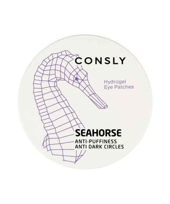 Consly Гидрогелевые патчи для области вокруг глаз с экстрактом морского конька, 60шт