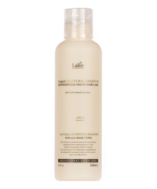 Lador Органический шампунь для волос Triplex Natural Shampoo, 150мл