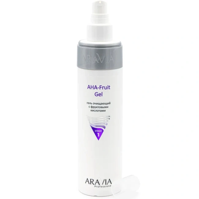 Aravia Professional Гель очищающий для лица с фруктовыми кислотами, 250мл (1)