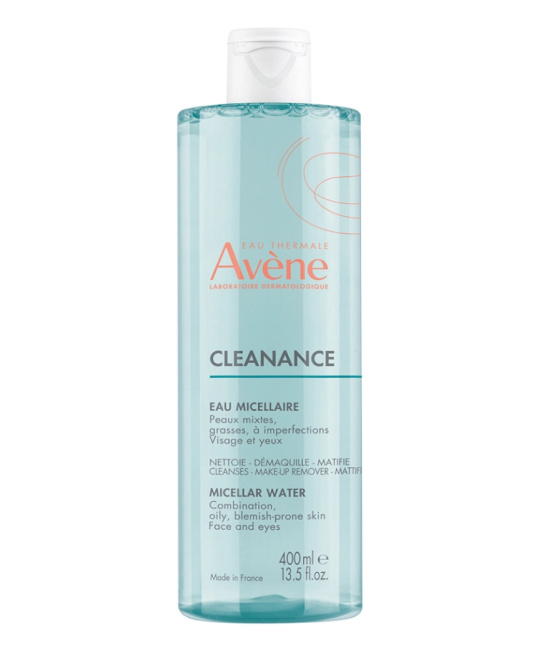 AVENE Мицеллярная вода для комбинированной и жирной кожи, склонной к акне  CLEANANCE, 400мл