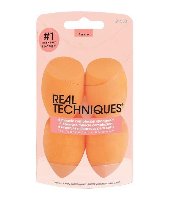 Real Techniques Набор спонжей для макияжа Miracle Complexion, 4шт