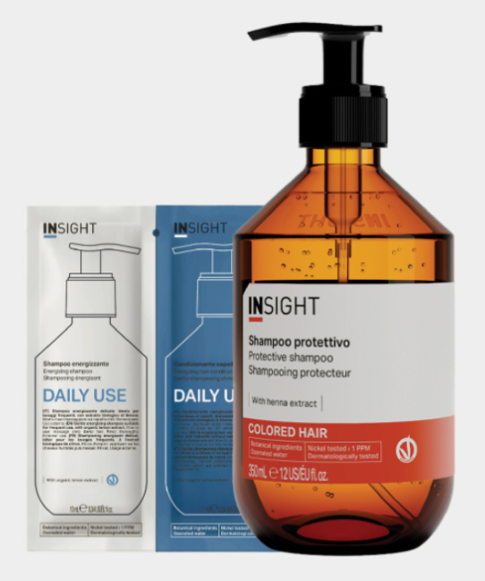 INSIGHT Микс COLORED HAIR (Шампунь для окрашенных волос, саше), 350мл