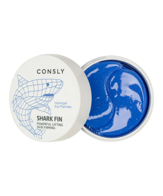 Consly Гидрогелевые патчи для области вокруг глаз с экстрактом акульего плавника, 60шт (1)