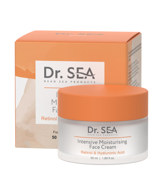 Dr.Sea Интенсивный увлажняющий крем для лица с Ретинолом и гиалуроновой кислотой, 50мл (3)