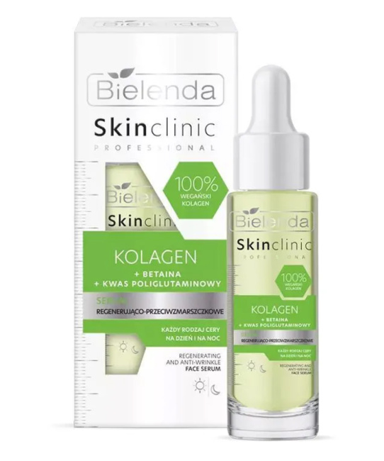 Bielenda Сыворотка регенерирующая и против морщин SKIN CLINIC PROFESSIONAL KOLAGEN, 30мл (1)