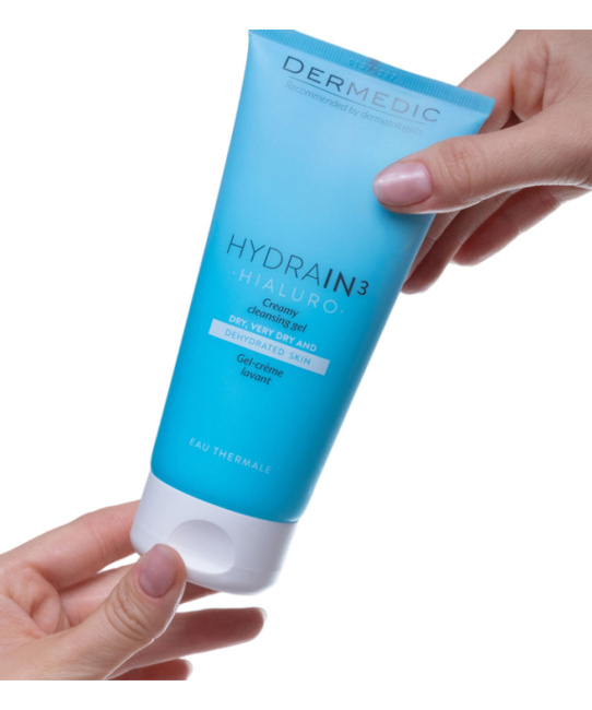 Dermedic Крем-гель для умывания HYDRAIN3 HIALURO, 200мл (1)