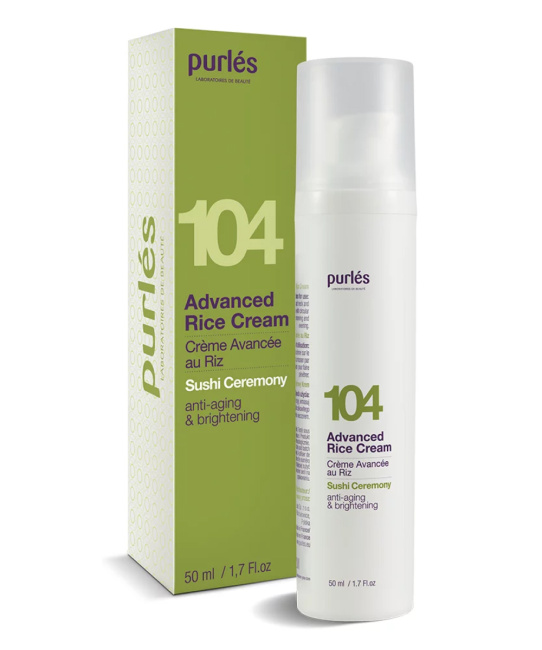 Purles Рисовый крем для лица  "Омоложение и осветление" 104, 50мл