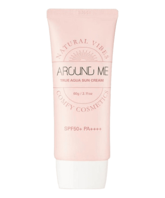 WELCOS Солнцезащитный крем Around Me True Aqua Sun Cream, 60мл