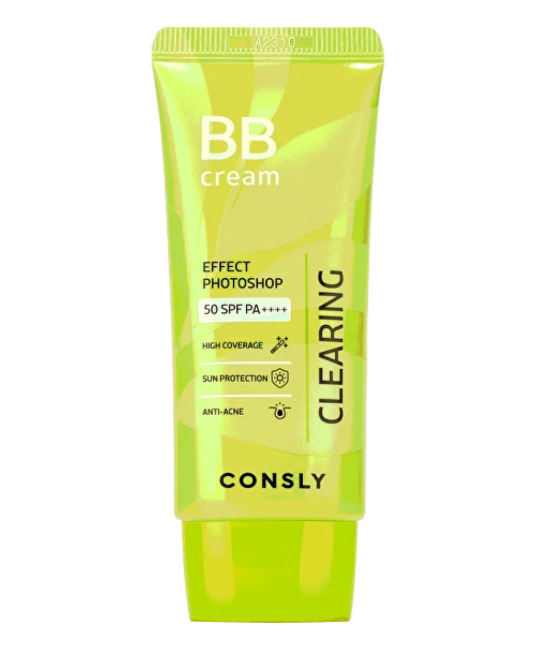 Consly BB-крем матирующий с эффектом фотошопа SPF50/PA++++ Натуральный бежевый, 50мл