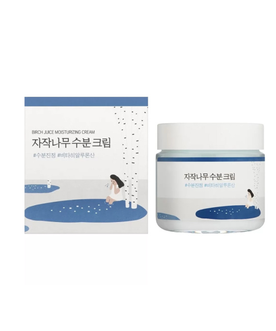 Round Lab Крем для лица увлажняющий BIRCH JUICE MOISTURIZING CREAM, 80мл (2)