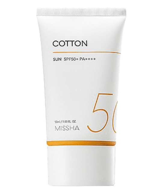 MISSHA Средство солнцезащитное для лица All Around Safe Block Cotton Sun, 50мл