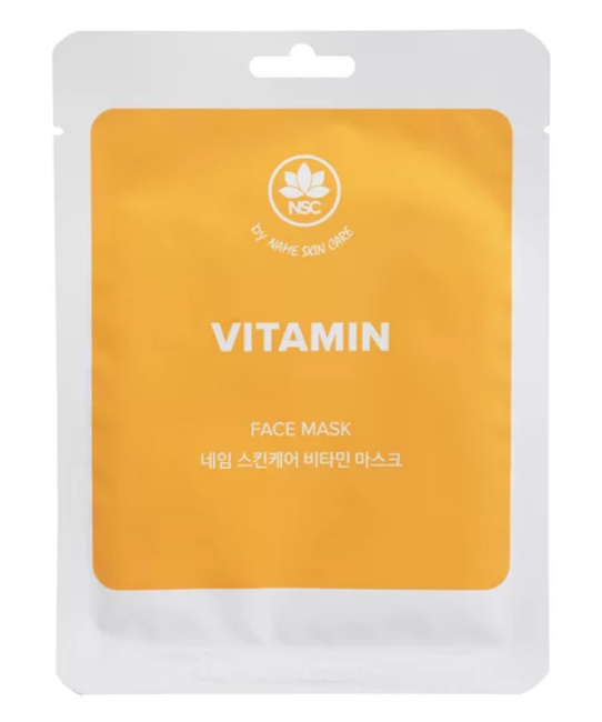 NAME SKIN CARE NAME SKIN CARE Маска тканевая для лица с Витаминами, 22 г, 22мл