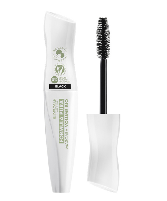 Deborah Milano Тушь для ресниц FORMULA PURA MASCARA VOLUME BIO, тон: черный, 12мл