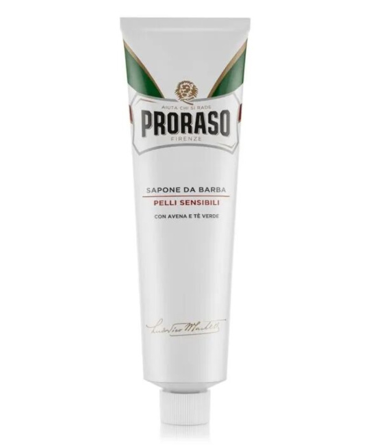PRORASO Крем для бритья для чувствительной кожи с зеленым чаем и овсом, 150 (1)